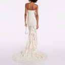 Alberty Floral Mesh Gown