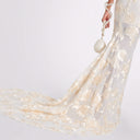 Alberty Floral Mesh Gown