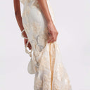 Alberty Floral Mesh Gown