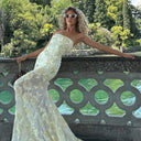 Alberty Floral Mesh Gown