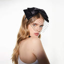 Emily London Bow Veiled Hairband