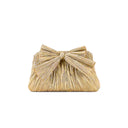 Rayne Pleated Bow Clutch